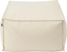 Záhradný puf farba produktu béžová látka vonkajšie, zapletaná