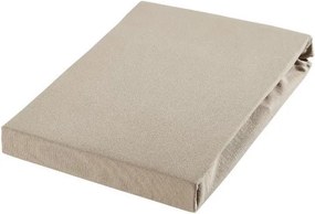 XXXLutz NAPÍNACIA PLACHTA, džersej, taupe, 120-130/200-220 cm Novel - Obliečky & plachty - 005054003708