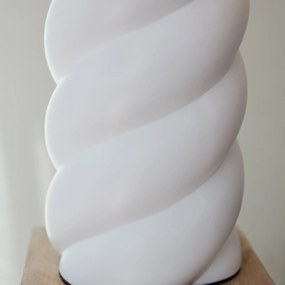 PR Home Spin lampa Ø 35 cm biela/ľan prírodná