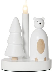 Biela vianočná svetelná dekorácia Christmas Joy – Star Trading