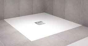 Polysan Flexia štvorcová sprchová vanička 90x90 cm biela 71546MAT