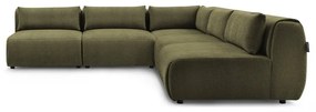 Zelená rohová pohovka (variabilná) Jeanne - Bobochic Paris