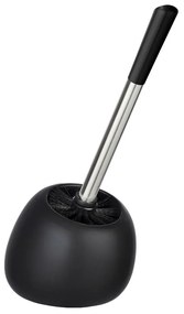 Čierna keramická toaletná kefa Wenko Polaris