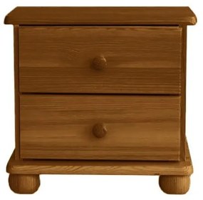 ComfortMatrace Nočný stolík z masívu LEON Barva: orech