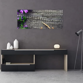 Obraz - lúčne kvety (120x50 cm)