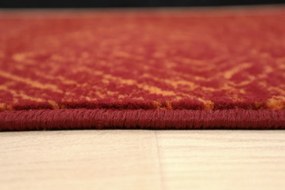 Alfa Carpets, Kusový koberec Ethno terra, 80x150, oranžová, obývacia izba