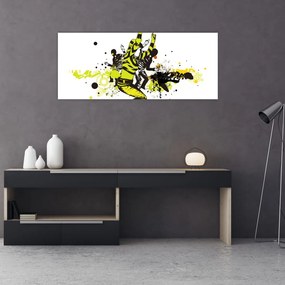 Obraz - Street dance (120x50 cm)