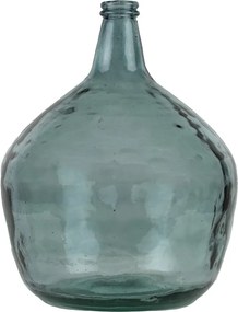 Modrá váza z recyklovaného skla 16L - Ø32*42cm