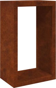 vidaXL Regál na krbové drevo Oceľ odolná voči poveternostným vplyvom