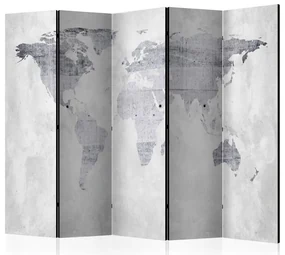 Artgeist Paraván - Concrete Map [Room Dividers]