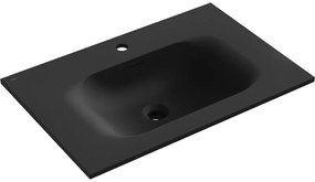 Mexen Vela, umývadlo na zapustenie 71 x 46,5 cm, čierna matná, 25237071