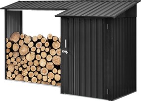 Záhradný drevník BestBerg DD-3A / 2,8 m² / 270 x 105 x 158 cm / šedá