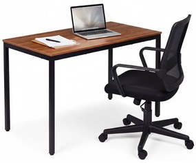 Kuchynský stôl hnedý 120 x 60 cm – univerzálny stôl pre 4–5 osôb