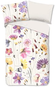 Biele bavlnené obliečky na jednolôžko 140x200 cm – Good Morning