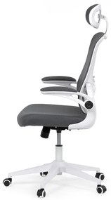 Autronic BONTEC Kancelárska stolička, hojdací mechanizmus, šedá sieťovina, KA-Q843 GREY Farba: Šedá