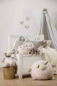Plyšová dekoračná hračka biely zajačik Cuddly Bunny - 6*12*16cm