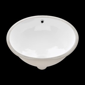 Invena Pandora, umývadlo pod dosku 490x400x210 mm, biela lesklá, INV-CE-26-001-W