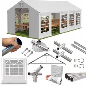 Záhradný Stan 5x10 Altánok Poľnohospodársky Das 560 W