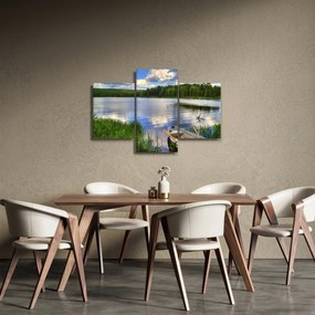 Obraz - Malebná dedina (90x60 cm)