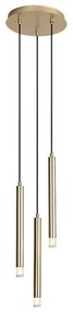 Rabalux 72359 - Luster na lanku RAMIRA 3xG9/5W/230V zlatá
