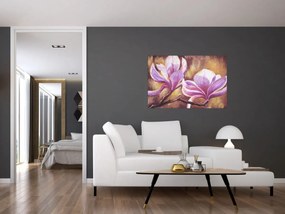 Obraz - Kvety magnólie (90x60 cm)