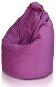 Sedací vak Amore – extra mäkký vak z plyšu pre maximálne pohodlie Farba: A46 - fuchsia
