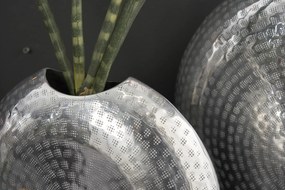 Váza Oriental 2ks 40cm a 30cm strieborná