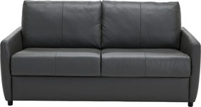 XXXLutz ROZKLADACIA POHOVKA, textil, koža, tmavosivá Xora - Sedačky - 002424007201