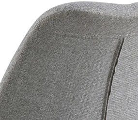 Actona 2x Jedálenská stolička Dima - svetlosivá / prírodná