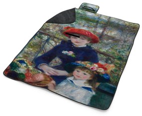 Sablio Plážová deka Dve sestry (Na terase) - Pierre-Auguste Renoir: 200x140 cm