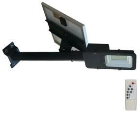 V-Tac LED Stmievateľná solárna pouličná lampa LED/50W/6,4V 6000K IP65 +diaľkové ovládanie 95509