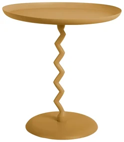 Kovový okrúhly odkladací stolík ø 40 cm Zig Zag – Leitmotiv
