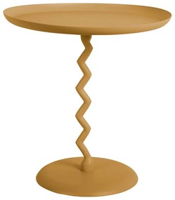 Kovový okrúhly odkladací stolík ø 40 cm Zig Zag – Leitmotiv