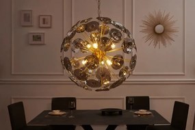 Závesná lampa Infinity Home zlaté sklo