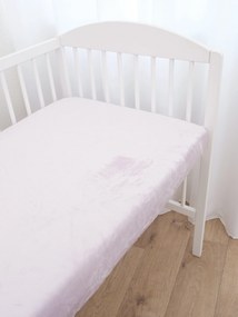 Plachta mikroplyš Deluxe do postieľky 70 x 140 cm - lila