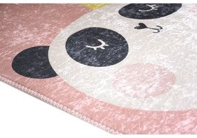 Svetloružový prateľný detský koberec 100x160 cm Royalty Mascot – Vitaus