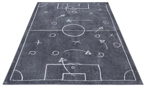 Tmavosivý detský koberec 160x235 cm Gameplan – Hanse Home