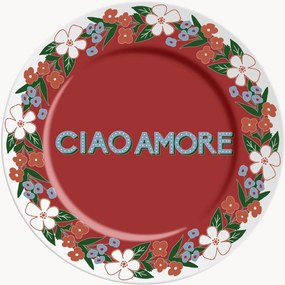 Porcelánový tanier Ciao Amore