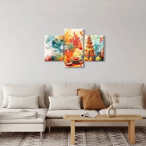 Obraz - Akvarelové ilustrácie (90x60 cm)