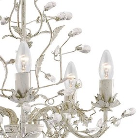 Searchlight 2495-5CR - Luster na reťazi ALMANDITE 5xE14/40W/230V