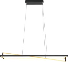 Trio - LED stmievateľný luster na lane EDGE LED/35W/230V 2300/3000/4000K čierna