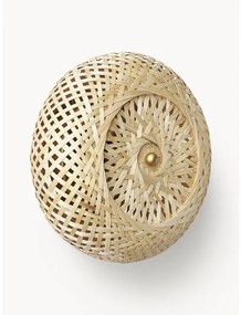 Dizajnové nástenné svietidlo z bambusu Evelyn