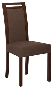 Jedálenská stolička Hellen V (hnedá + orech). Vlastná spoľahlivá doprava až k Vám domov. 1122264