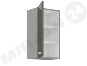 Závesná horná skrinka Multiline 40 G-72 F, Farby: šedý / krém lesk