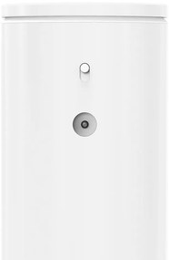 Biely bezdotykový kovový dávkovač mydla 266 ml – simplehuman