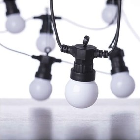 Svetelná LED žiarovková reťaz 5 m teplá biela