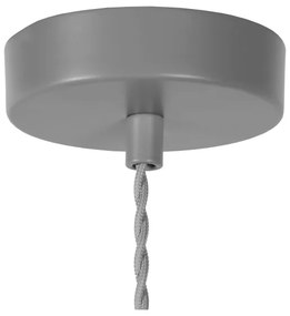 Lucide 34400/29/36 - Závesné svietidlo ISLA 1xE14/40W/230V šedá