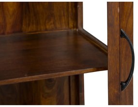 furniture-nabytek.cz - Masívna vitrína Palison z palisandra, lakovaná, tmavo hnedá
