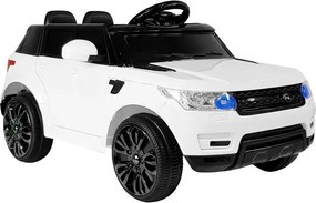 LEAN CARS Elektrické autíčko HL1638 s diaľkovým ovládaním, MP3 a LED svetlom biele