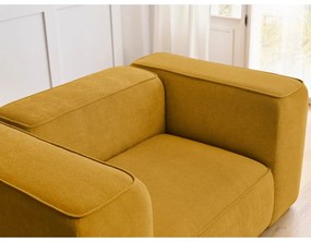 Okrovožlté kreslo Zephyr – Bobochic Paris